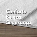 Tapete Altenburg Decor Furry White 50cm X 80cm - Branco