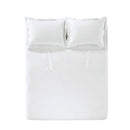 Jogo de Cama Karsten Liss 100% algodão 180 Fios Percal Casal - Gelo