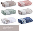 Toalha Rosto Jacquard Medalhão 50cm X 70cm