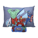 Jogo de Cama Solteiro 2 Peças Avengers Vingadores Malha Portallar