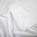 Jogo de Cama Casal Bordado Inglês Toque de Algodão