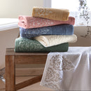 Toalha Banho Dahlia Corttex 70cm X 1,40m Jacquard Alta Absorção Algodão