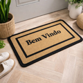 Tapete Dommun Decor Boucle Moldura - Bem Vindo