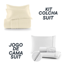 Jogo Coordenado de Cama Suit + Kit Colcha Suit - Cama Completa