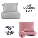 Jogo Coordenado de Cama Suit + Kit Colcha Suit - Cama Completa