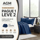 (OFERTA RELÂMPAGO) Combo Cama de Rei Casa AGM 2x1™ (Pague 1 Leve 2 Kits)