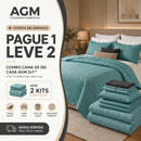 (OFERTA RELÂMPAGO) Combo Cama de Rei Casa AGM 2x1™ (Pague 1 Leve 2 Kits)