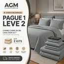 (OFERTA RELÂMPAGO) Combo Cama de Rei Casa AGM 2x1™ (Pague 1 Leve 2 Kits)