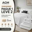 (OFERTA RELÂMPAGO) Combo Cama de Rei Casa AGM 2x1™ (Pague 1 Leve 2 Kits)