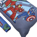 Jogo de Cama Solteiro 2 Peças Avengers Vingadores Malha Portallar