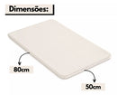 Tapete Altenburg Decor Furry White 50cm X 80cm - Branco