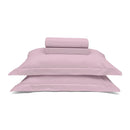 Jogo de Cama Reffinata Buettner 100% Algodão Percal 200 Fios King - Rosa