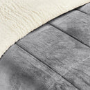 Coberdrom Queen Liso Dupla Face Com Sherpa